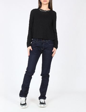 Blugi Bershka, bleumarin