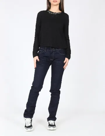 Blugi Bershka, bleumarin