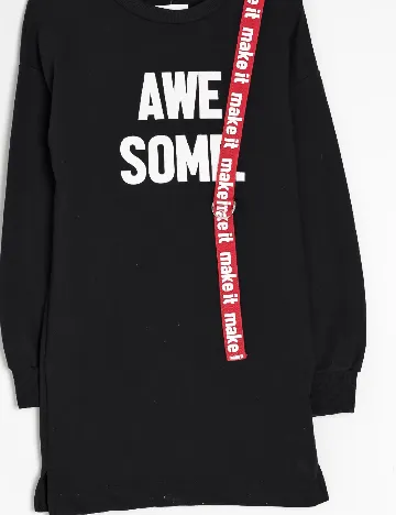 Bluza Oversize Bershka, negru