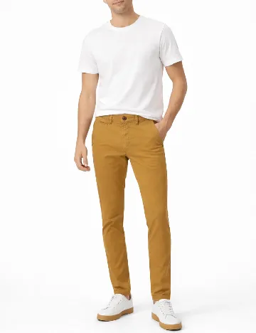 Pantaloni Bershka, mustar