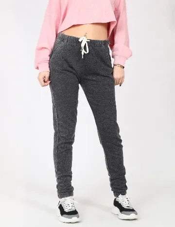 Pantaloni Bershka, gri