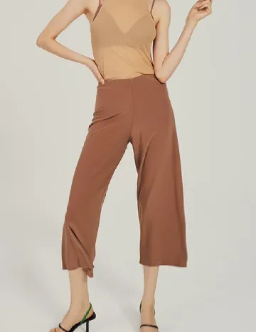 Pantaloni Zara, maro