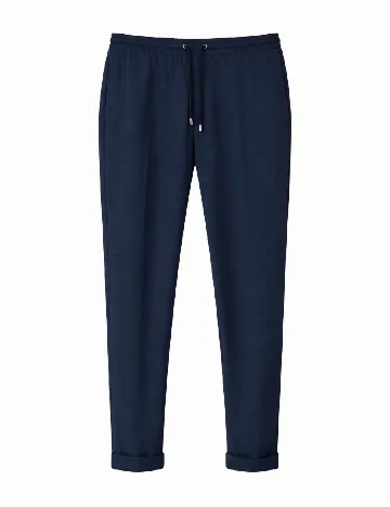 Pantaloni Zara, bleumarin