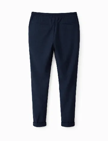 Pantaloni Zara, bleumarin