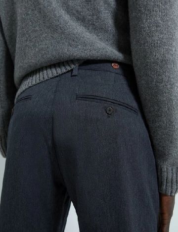 Pantaloni Zara, bleumarin