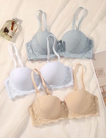 Set sutiene 3 bucati SHEIN, mix culori