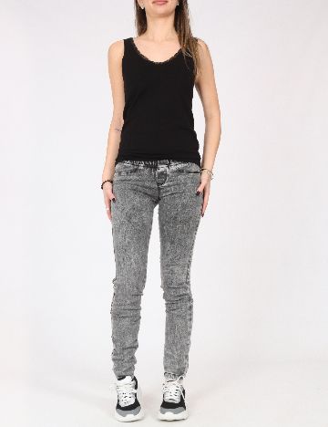 Pantaloni Bershka, gri