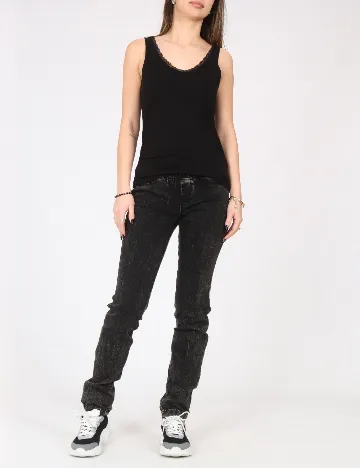 Pantaloni Bershka, negru