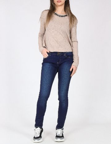 Blugi Bershka, albastru