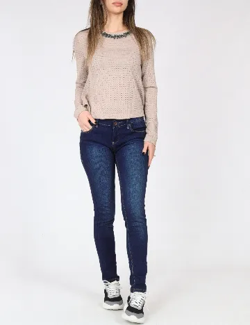 Blugi Bershka, albastru