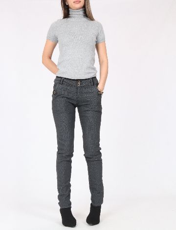 Pantaloni Bershka, gri