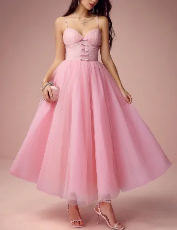 Rochie lunga SHEIN, roz