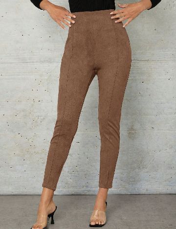 Pantaloni SHEIN, maro