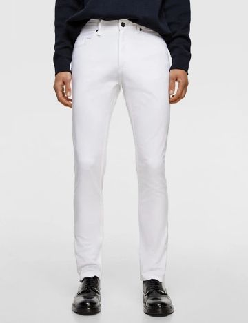 Pantaloni Zara, alb