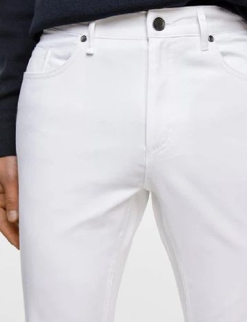 Pantaloni Zara, alb