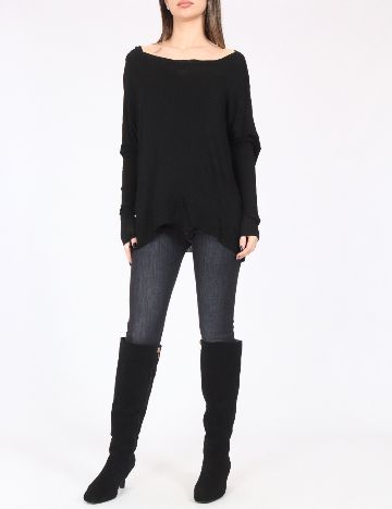 Bluza Oversize Zara, negru