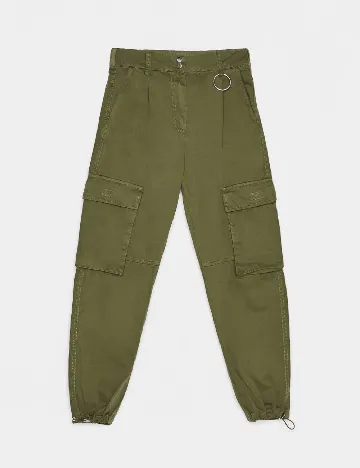 Pantaloni Bershka, verde