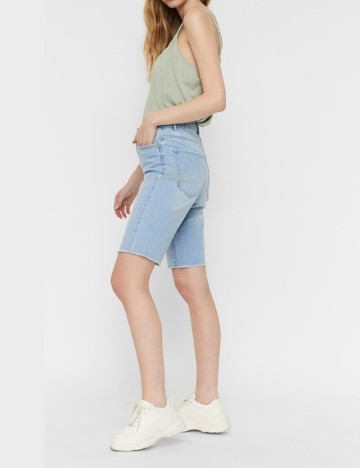 Pantaloni scurti Vero Moda, albastru denim, S