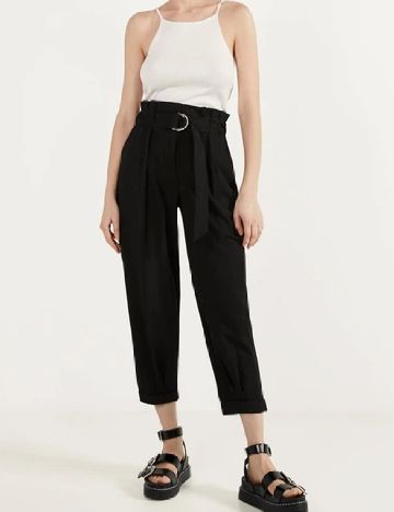 Pantaloni Bershka, negru