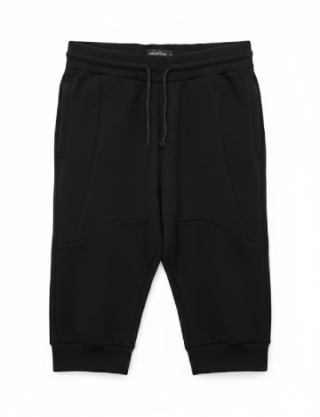 Pantaloni scurti Pull&Bear, negru