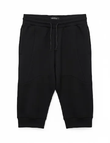 Pantaloni scurti Pull&Bear, negru