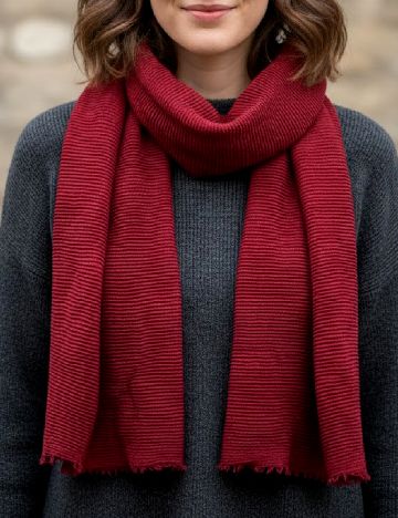 Esarfa Pull&Bear, rosu