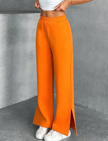 Pantaloni SHEIN, portocaliu