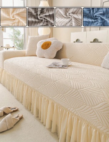 Husa pentru canapea SHEIN, crem