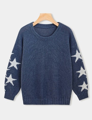 Bluza SHEIN CURVE, albastru