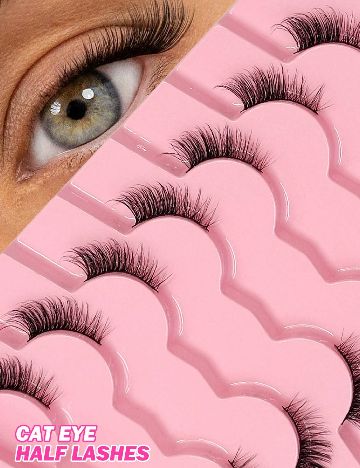 Gene false 7 perechi SHEIN, negru