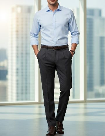 Pantaloni Pull&Bear, gri