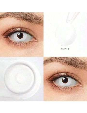 Lentile de contact SHEIN, alb