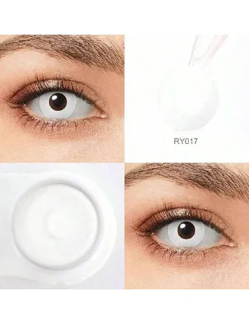 Lentile de contact SHEIN, alb