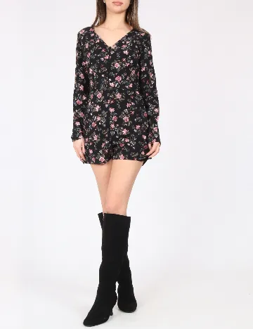 Salopeta Bershka, floral print
