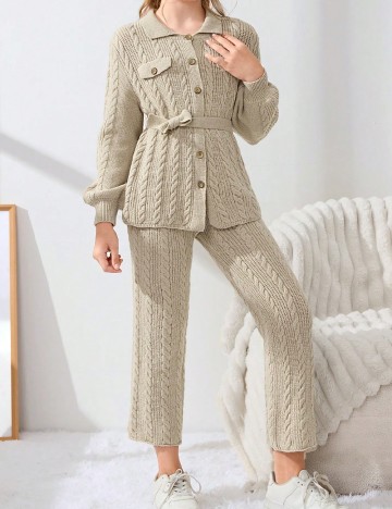 Compleu Shein Kids, bej