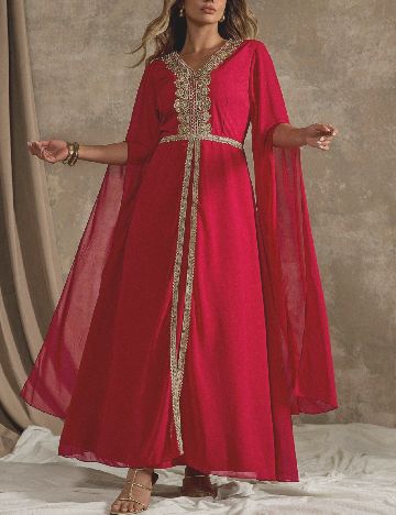 Rochie lunga SHEIN CURVE, rosu