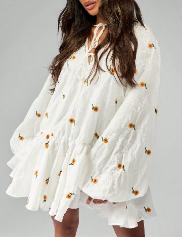 Rochie scurta Missguided, alb