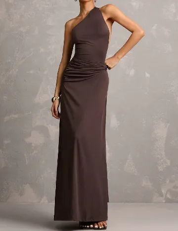 Rochie lunga SHEIN, maro