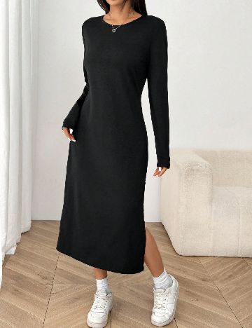 Rochie medie SHEIN, negru