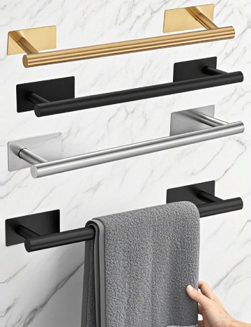 Suport pentru prosoape SHEIN, negru