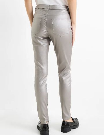 Pantaloni C&A, argintiu