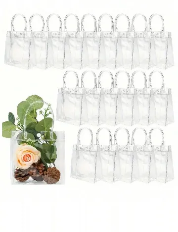 Set pungi de cadou 10 bucati SHEIN, transparent