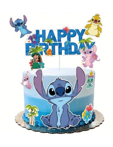 Set decoratiuni tort SHEIN, mix culori