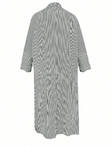 Rochie lunga SHEIN, alb/gri