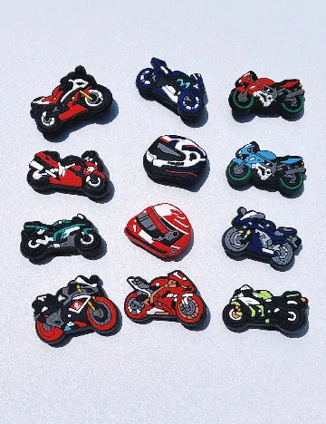 Set charmuri pentru saboti SHEIN, negru