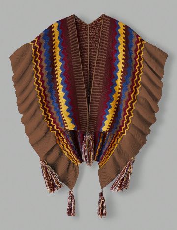 Poncho SHEIN CURVE, mix culori