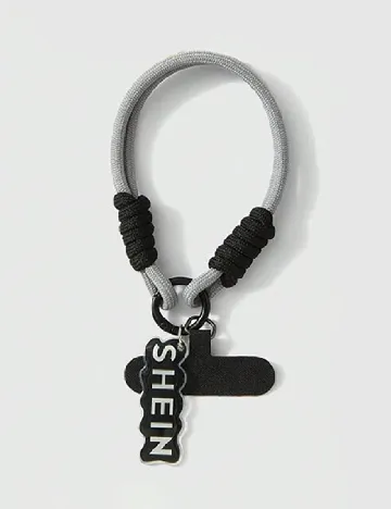 Breloc SHEIN, gri/negru