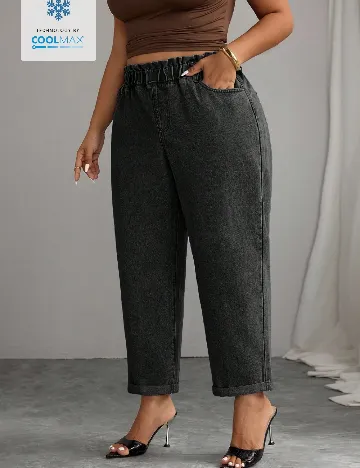 Blugi SHEIN CURVE, negru