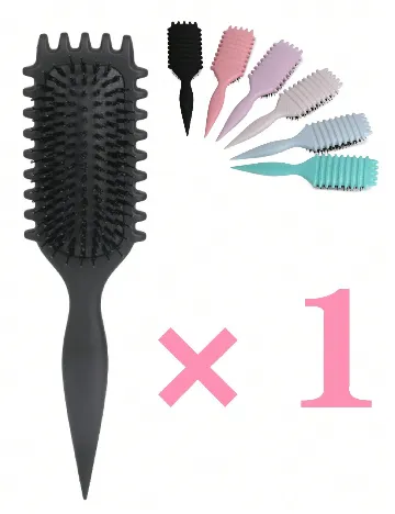 Perie pentru par ondulat SHEIN, negru