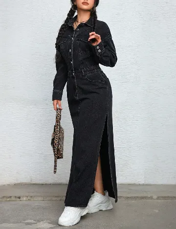 Rochie lunga SHEIN, negru